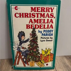 ***5 for $25*** Vintage Merry Christmas Amelia Bedelia